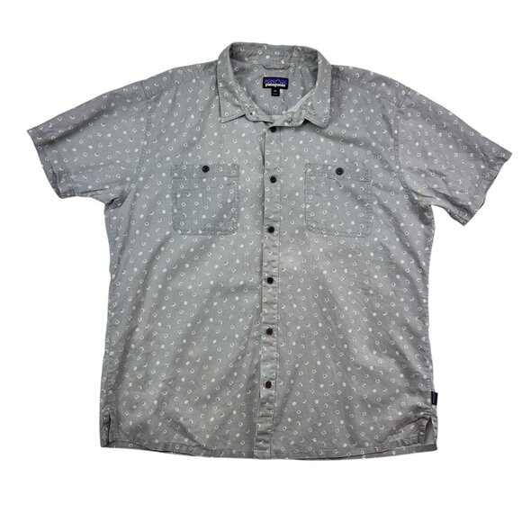 Patagonia Men's Button Down Cotton/Hemp Size XXL - Picture 1 of 9